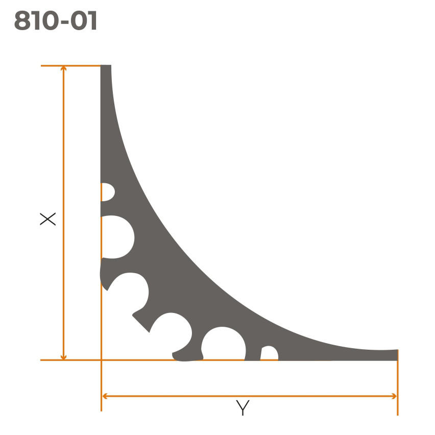 Bandă de montaj 810-01 2m