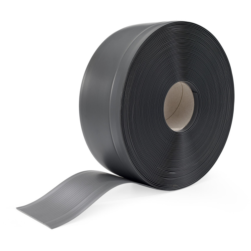 Plinta moale, Plinta flexibilă, Plinta de colț, PVC 70x20mm, gri închis