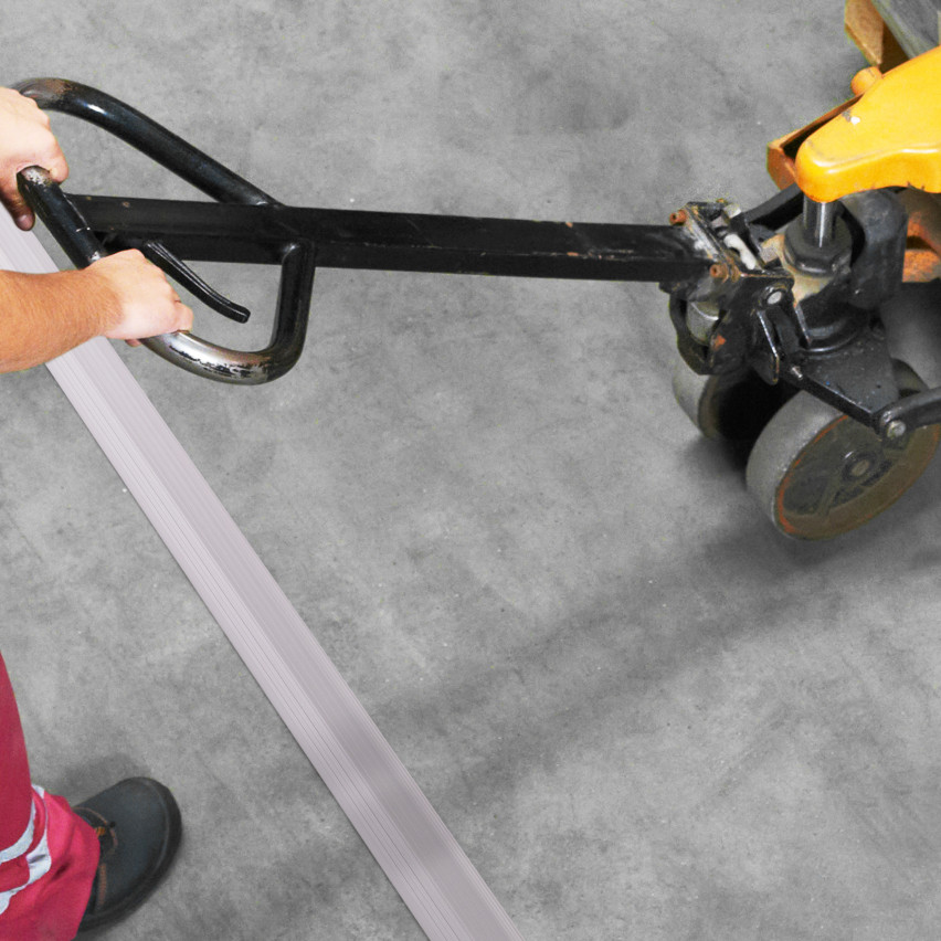 Canal cablu din PVC - 200 cm, trapezoidale, albe