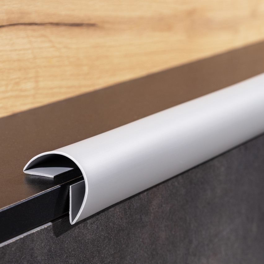 Listă multifuncțională PVC 6in1 – panou de finisaj autoadeziv, negru