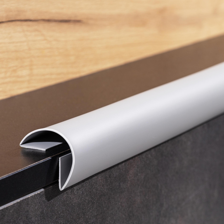 Listă multifuncțională PVC 6in1 – panou de finisaj autoadeziv, gri închis