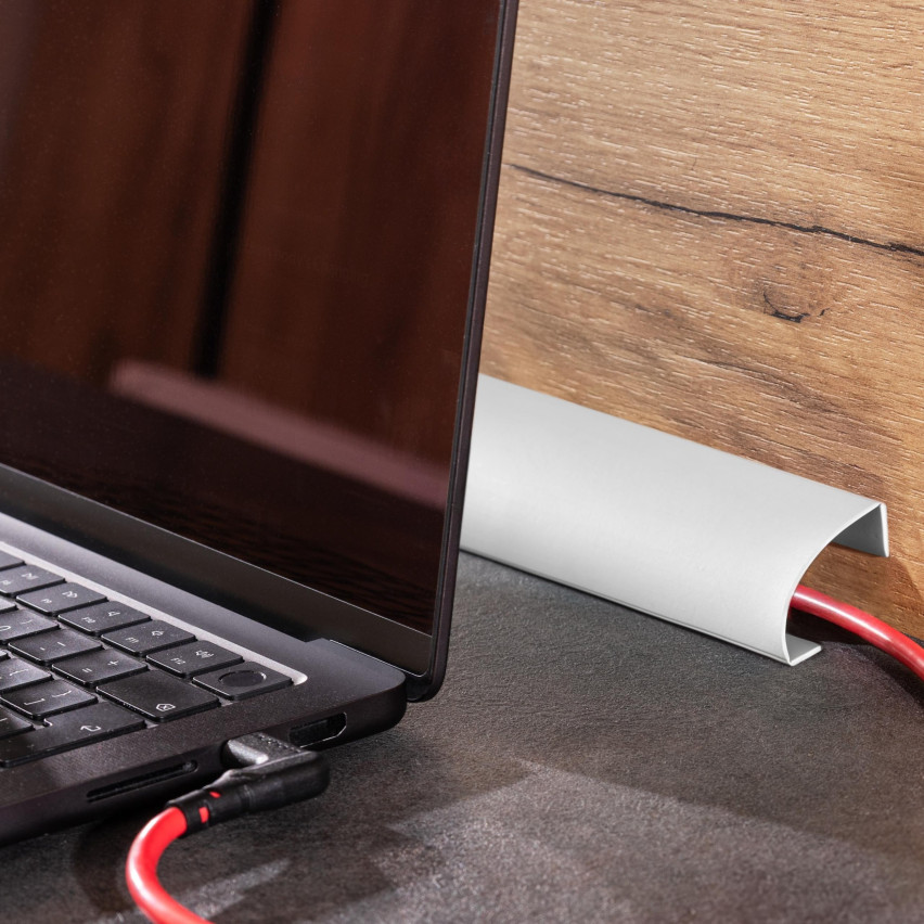 Listă multifuncțională PVC 6in1 – panou de finisaj autoadeziv, gri închis