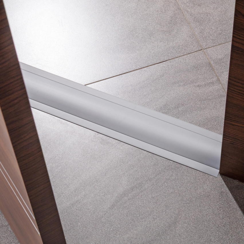 Listă multifuncțională PVC 6in1 – panou de finisaj autoadeziv, gri închis