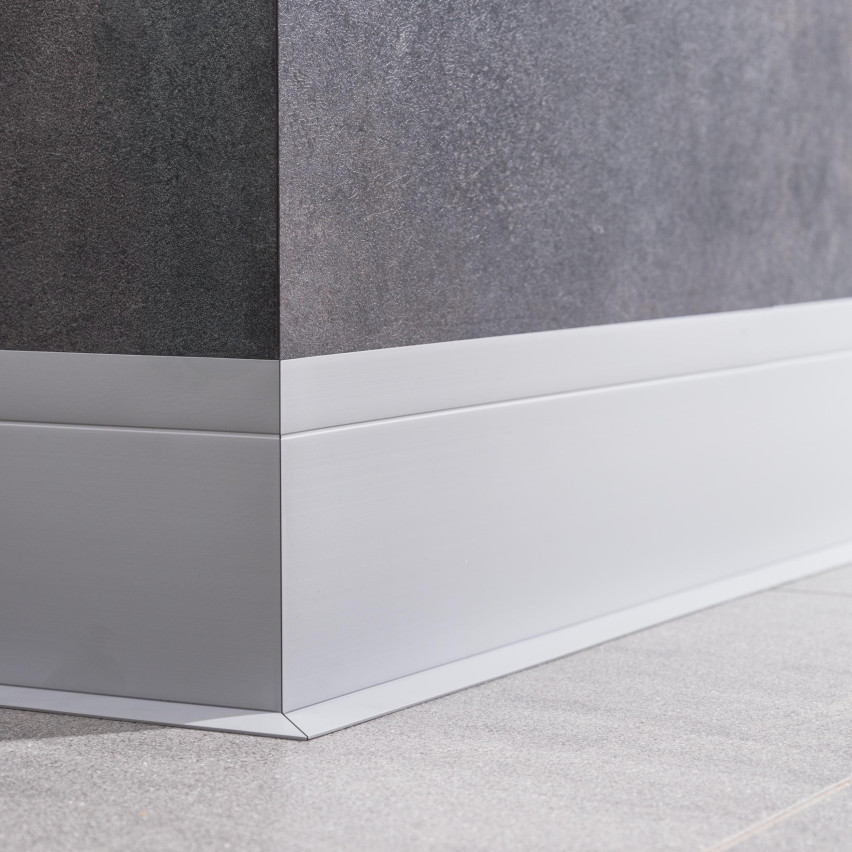 Listă multifuncțională PVC 6in1 – panou de finisaj autoadeziv, gri închis