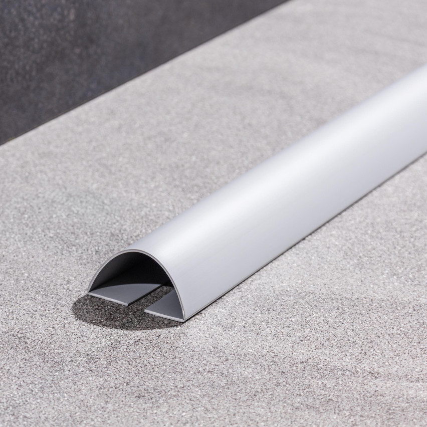 Listă multifuncțională PVC 6in1 – panou de finisaj autoadeziv, gri închis