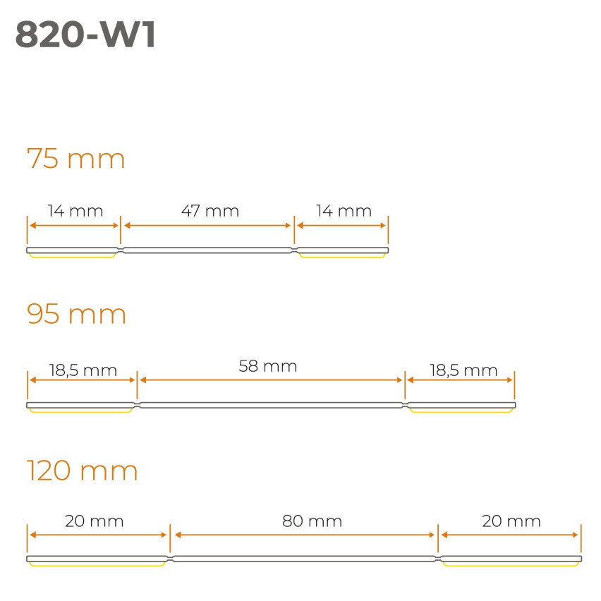 Listă multifuncțională PVC 6in1 – panou de finisaj autoadeziv, gri închis