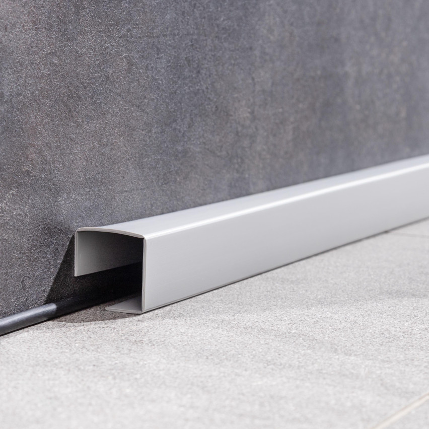 Baghetă Multifuncțională din PVC 4în1 – Panou de Finisare Autocolant, Alb