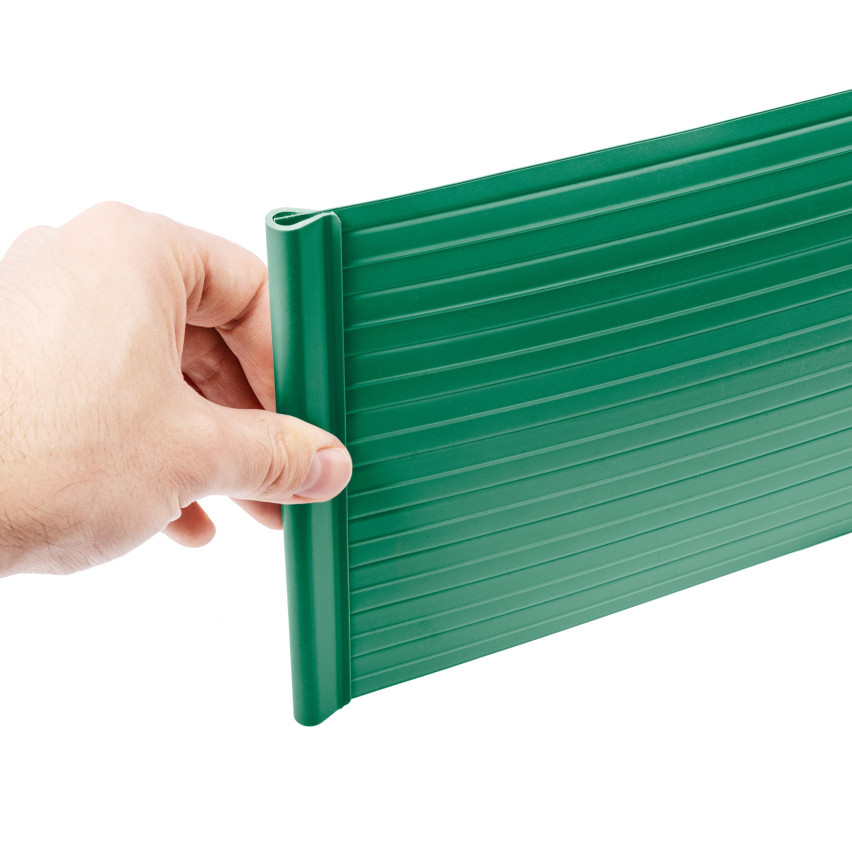 Clip pentru fixarea benzii de panou - bandă de gard, verde