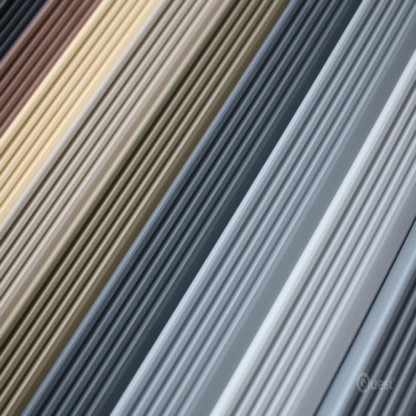 Profil antiderapant pentru scări cu adeziv 50x42mm, 100 cm negru - Set