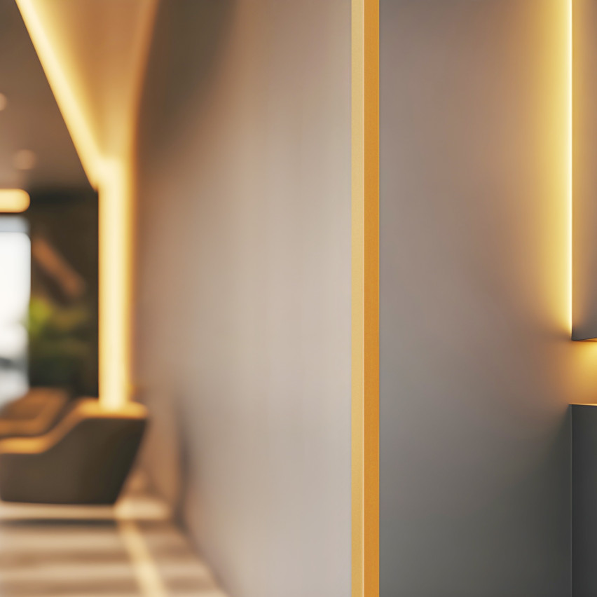  Profil de colț PVC, inegal, protecție margine, protecție colț, maro