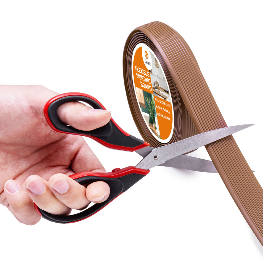 Profil PVC antiderapant autoadeziv, striat, LAP3, 35mm, 5m, maro