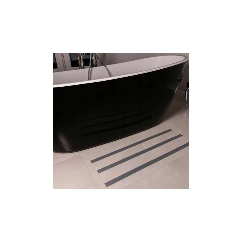 Bandă antiderapantă din PVC Bandă antiderapantă autoadezivă, antiderapantă pentru scări, antiderapantă, 5 m, cremoasă