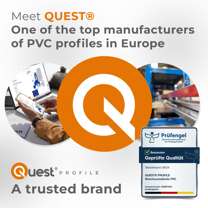 Baghetă Multifuncțională din PVC 4în1 – Panou de Finisare Autocolant, Negru