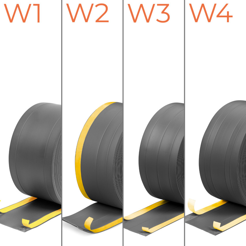Baghetă Multifuncțională din PVC 4în1 – Panou de Finisare Autocolant, 120 mm, Gri Închis