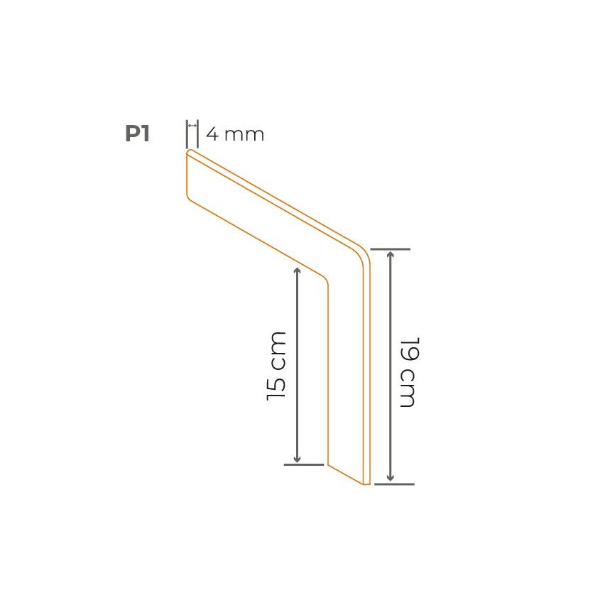 Element de perete exterior P1, bej