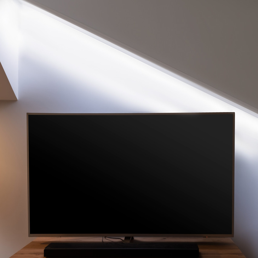 Capac pentru șină de perdea, Capac pentru șină de perdea 2m alb 