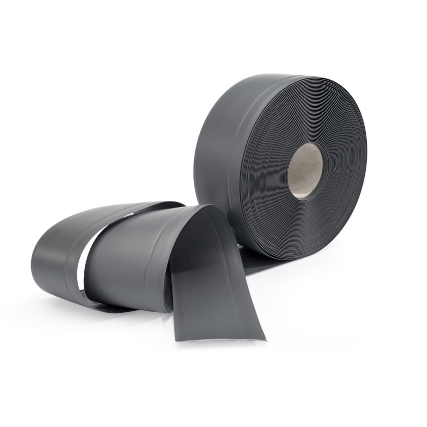 Plinta moale, Plinta flexibilă, Plinta de colț, PVC 70x20mm, gri închis