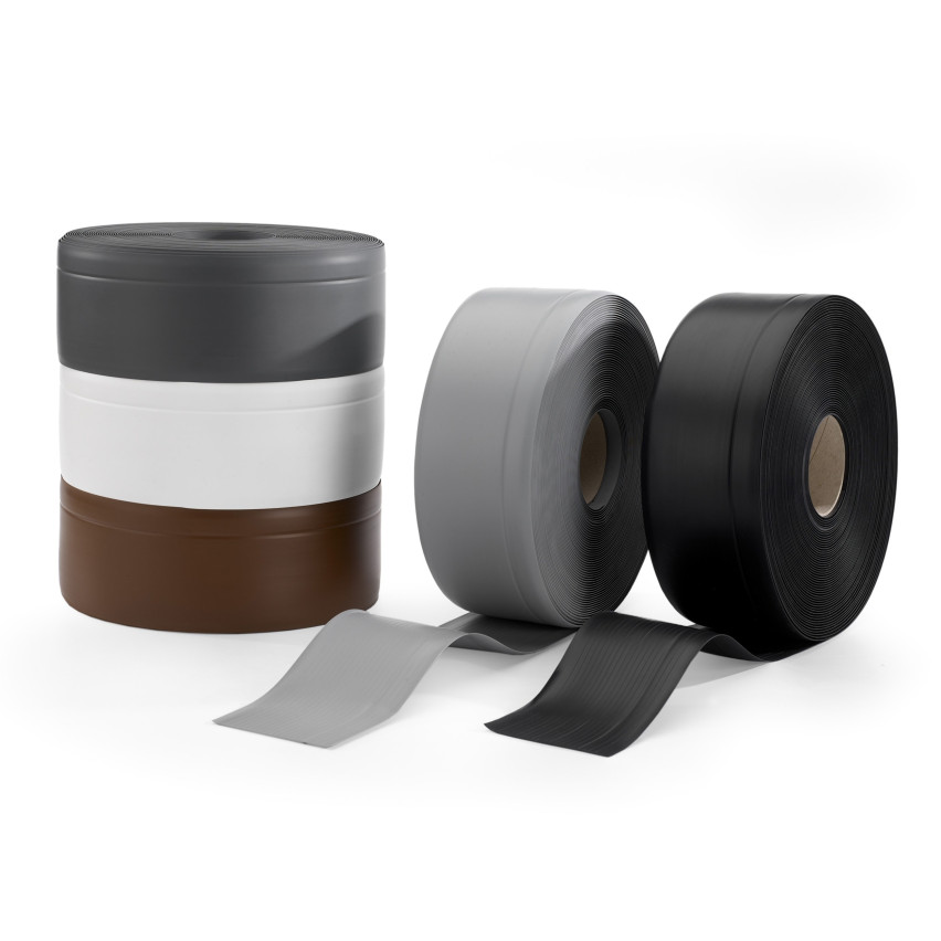 Plinta moale, Plinta flexibilă, Plinta de colț, PVC 70x20mm, negru