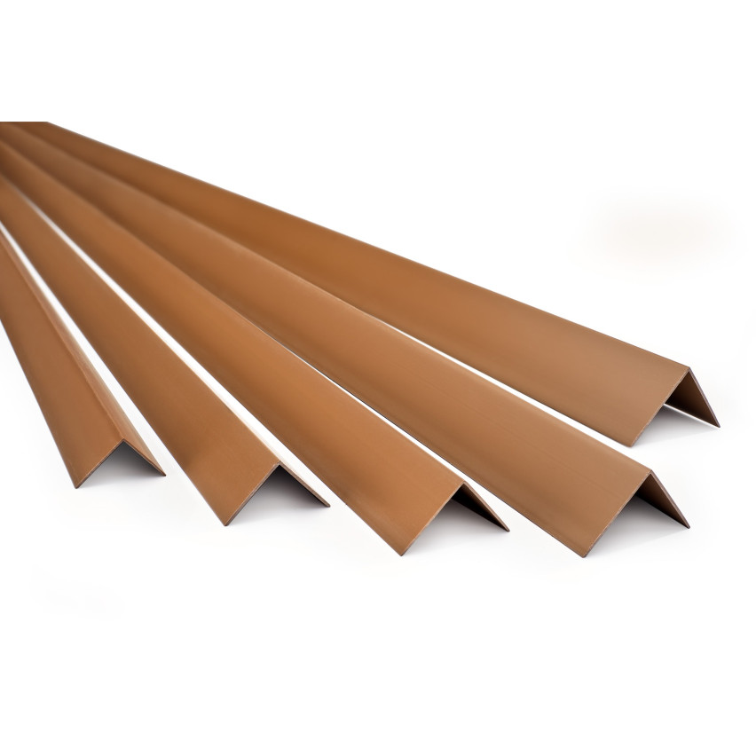  Profil de colț PVC, inegal, protecție margine, protecție colț, maro
