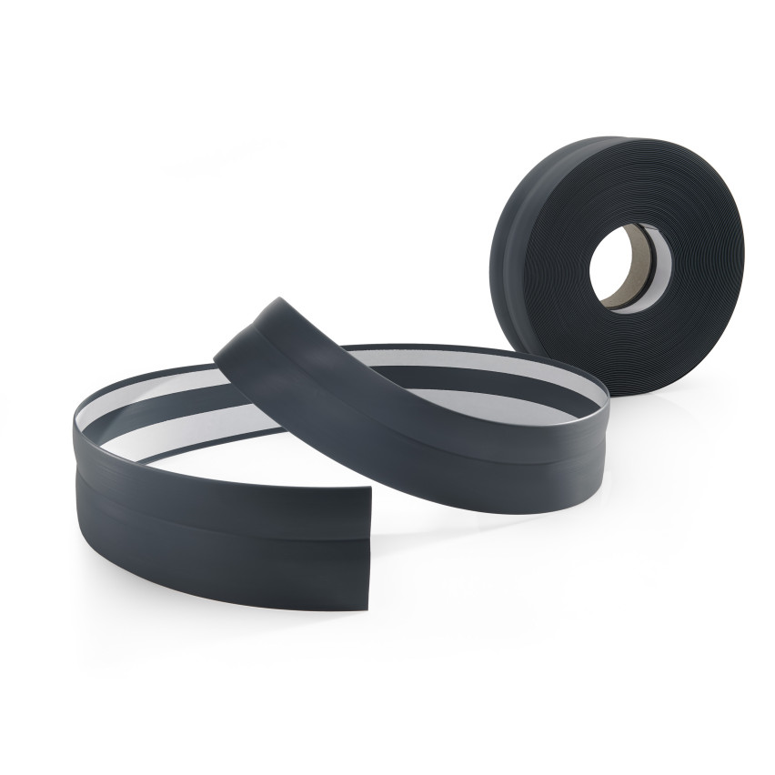 Plintă PVC autoadezivă 724, gri închis, 32x23