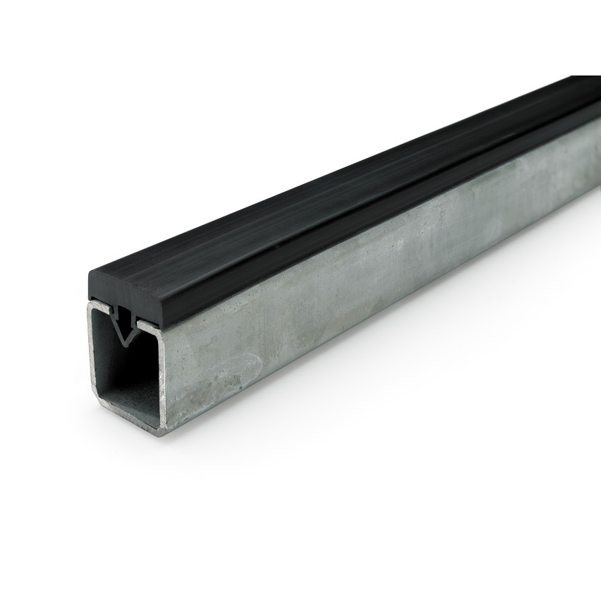 Etanșare de podea pentru transport, negru 1m