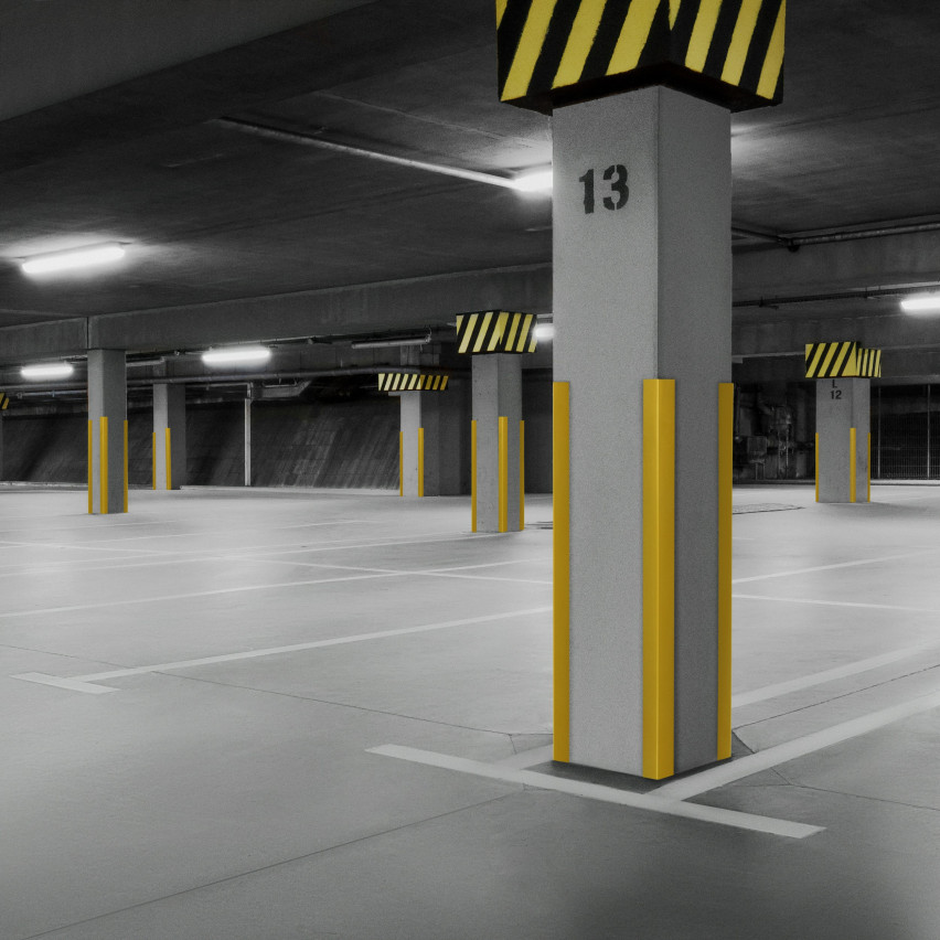 Profil unghiular din PVC, plastic autoadeziv, protecție de margine, cremos