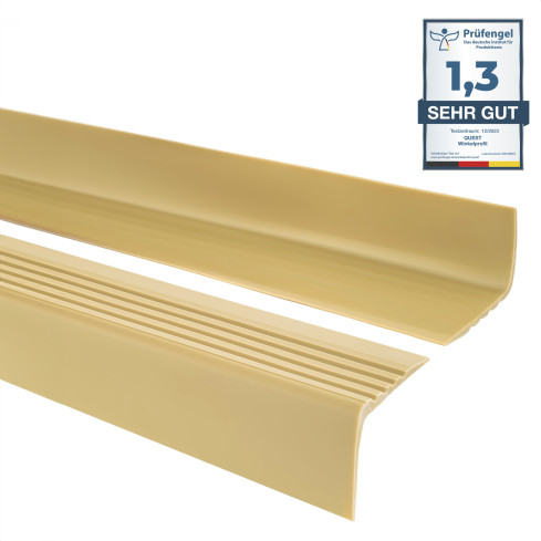 Profil antiderapant pentru trepte 50x42mm 150cm crem