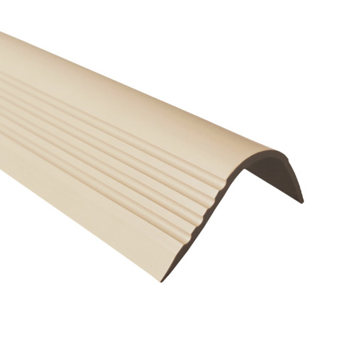 Profil antiderapant pentru scări, 52x40mm, 150cm, bej